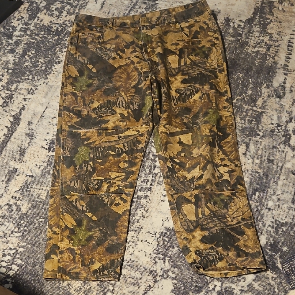 Men's Wrangler Camo Print Pants - Brown/Green, Size 42x30